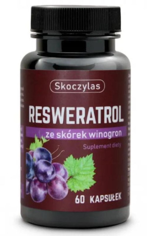 Skoczylas Resweratrol ze skórek winogron 60 kapsułek