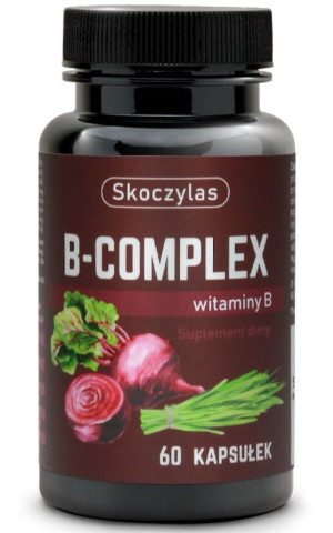 Skoczylas B-complex z ekstraktem z buraka i młodego jęczmienia 60 kapsułek