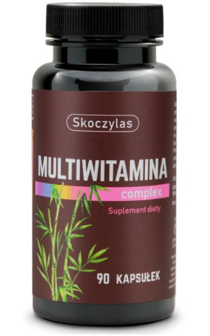 Skoczylas Multiwitamina + krzem, bor, jod 90 kapsułek