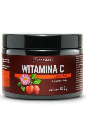 Skoczylas Witamina C dzika róża proszek 300 g