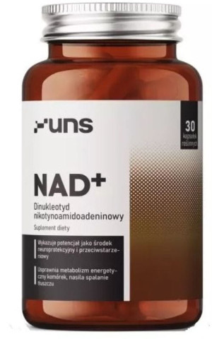 NAD+ Dinukleotyd nikotynoamidoadeninowy 30 kapsułek UNS
