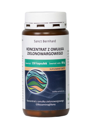 Omułek Zielonowargowy Ekstrakt (500 mg) 150 kapsułek Sanct Bernhard