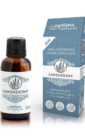 Naturalny olejek eteryczny lawendowy 30 ml, Optima Natura