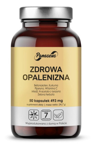 Panaseus Zdrowa opalenizna 50 kapsułek