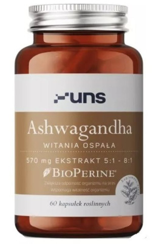 Ashwagandha 570mg 60 kapsułek UNS