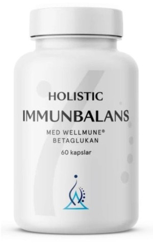 Holistic ImmunBalans MED Wellmune Betaglukan 1,3/1,6 Witamina C, D, B6, Miedź, Cynk, Selen, Magnez 60 kapsułek