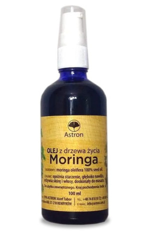 Olej z Moringi 100 ml Olej z drzewa życia Moringa Astron