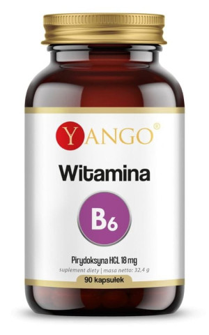 Yango Witamina B6 (pirydoksyna HCL) 90 kapsułek