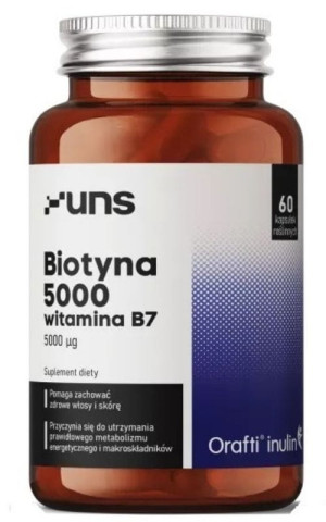 Biotyna 5000 µg 60 kapsułek UNS
