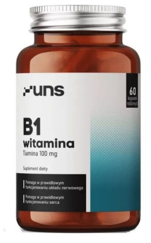 Witamina B1 100mg 60 kapsułek UNS