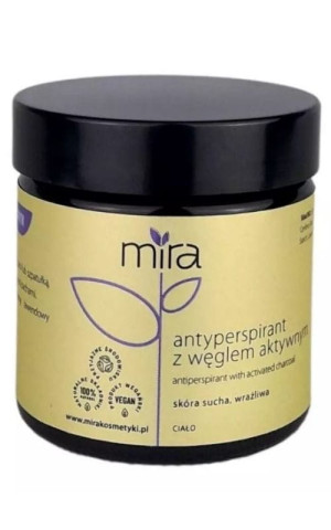 Antyperspirant z węglem aktywnym 50g Mira