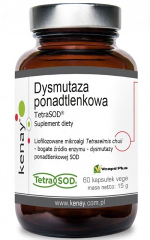 Kenay Dysmutaza ponadtlenkowa TetraSOD 60 kapsułek