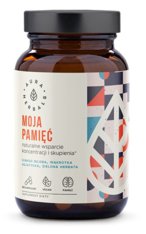 Moja Pamięć, koncentracja i skupienie 60 kapsułek Aura Herbals