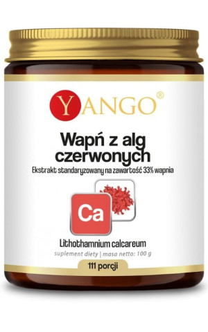 Yango Wapń z Alg Czerwonych 100 g 111 porcji