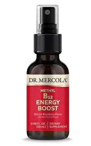 Witamina B12 Energy Booster Metylokobalamina Dr Mercola 29 ml