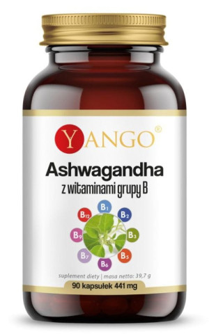 Yango Ashwagandha z witaminami grupy B 90 kapsułek