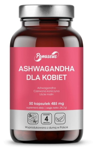 Panaseus Ashwagandha dla kobiet 50 kapsułek
