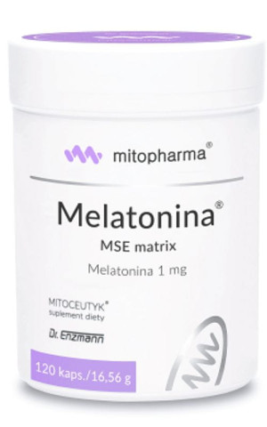 Mito-Pharma Melatonina MSE matrix 120 kaps. Dr Enzmann