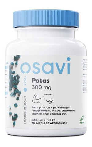 Osavi Potas cytrynian 300 mg - 90 kapsułek