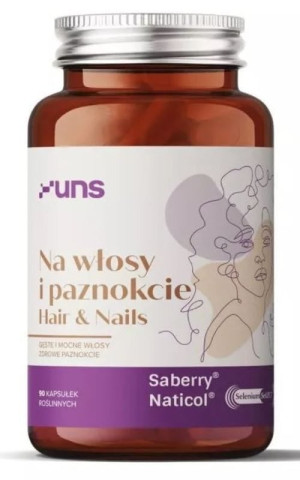 Na włosy i paznokcie 60 kapsułek UNS