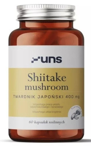Shiitake mushroom (400mg) 60 kapsułek UNS