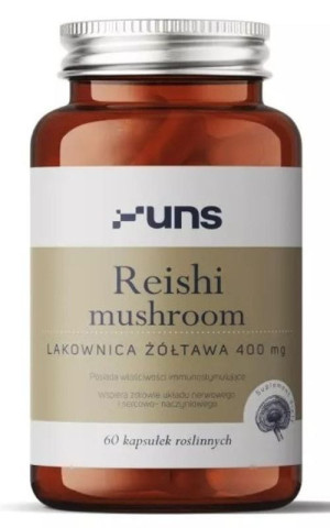 Reishi mushroom (400mg) 60 kapsułek UNS