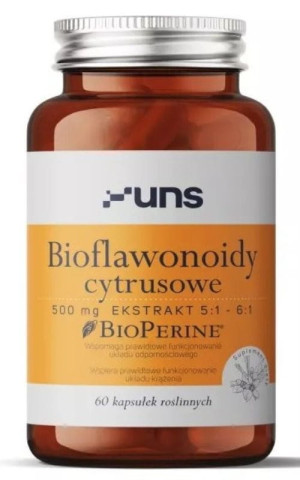 Bioflawonoidy cytrusowe 60 kapsułek UNS