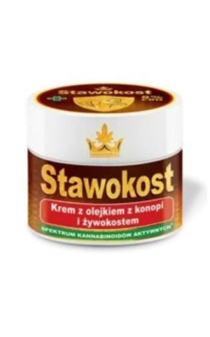 Stawokost 50ml krem z olejkiem z konopi i żywokostem 5% CBD Asepta
