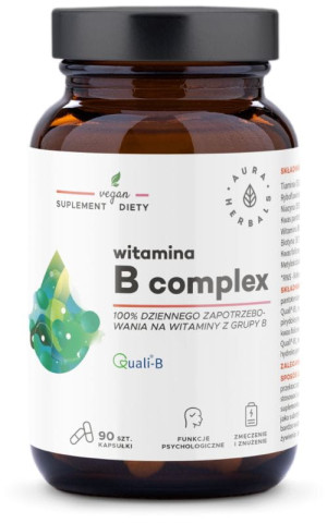 Witamina B Complex 90 kapsułek Aura Herbals
