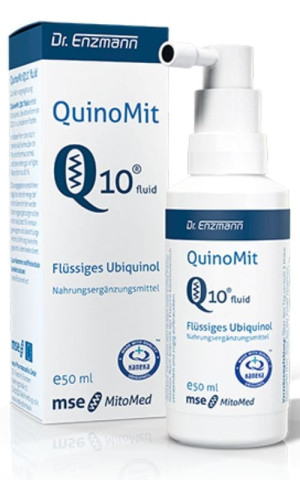 QuinoMit Koenzym Q10 Fluid Ubichinol MSE 50 ml Mito-Pharma Dr Enzmann