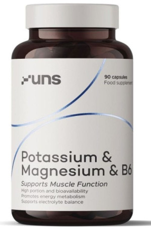 Potassium & Magnesium & B6 90 kapsułek UNS