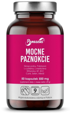 Panaseus Mocne paznokcie 50 kapsułek