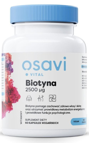 Osavi Biotyna 2500mcg 60 kapsułek