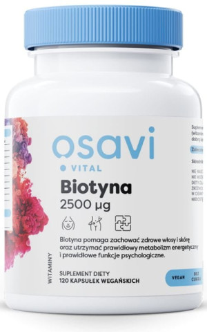 Osavi Biotyna 2500mcg 120 kapsułek