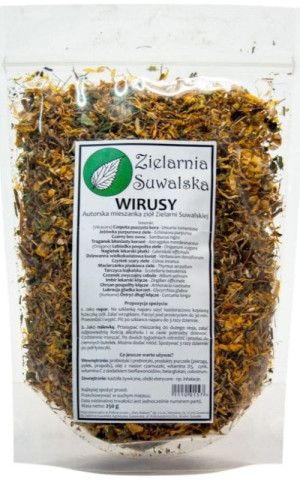 Zioła Wirusy 250g autorska mieszanka ziołowa Zielarnia Suwalska