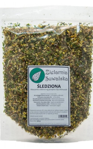 Zioła Śledziona mieszanka ziołowa wg przepisu Ojca Klimuszki 350g