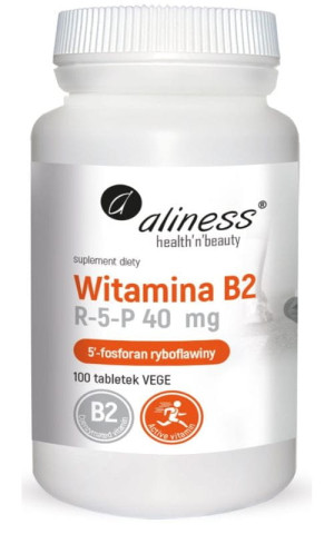 Aliness Witamina B2 R-5-P (ryboflawina) 40 mg 100 tab