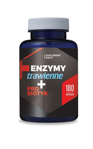 Enzymy trawienne + probiotyk 180 kaps. - Hepatica
