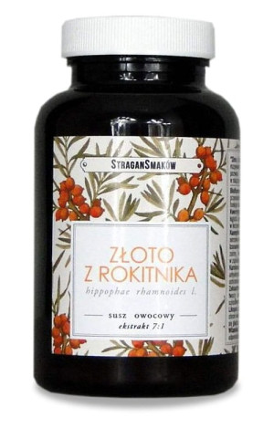 Złoto z Rokitnika Susz Owocowy 140 g ekstrakt 7:1 Rokitnik