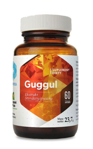 Guggul 60 kapsułek Ekstrakt standaryzowany Commiphora mukul Hepatica