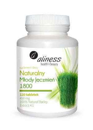 Aliness Naturalny młody jęczmień 120 tabletek