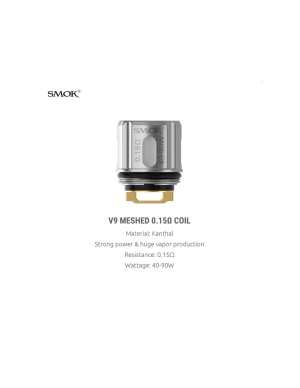 Smok Tfv9 Resistenze Head Coil 0.15 Ohm - 5 Pezzi