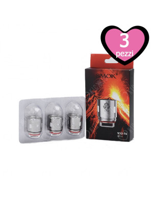 Smok V12-T6 Resistenza Head Coil Per Atomizzatore Tfv12 Cloud Beast King - 3 Pezzi