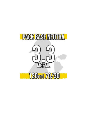 Brand Vari Base Neutra 70vg 30pg Con Nicotina 3,3 Mg/ml - 120ml