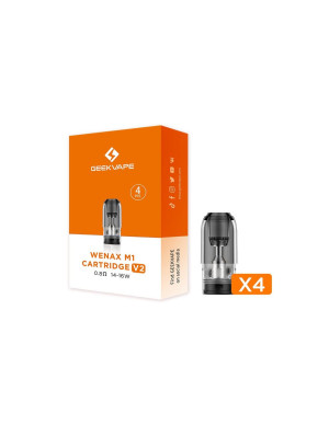 Geekvape Wenax M1 V2 Cartuccia Pod Ricambio 2ml - 4 Pezzi
