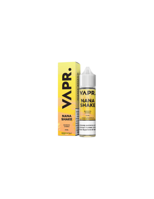 VAPR. Nana Shake Liquido Shot 20ml Crema Banana