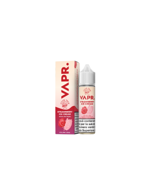 VAPR. Strawberry Ice Cream Steam Train Liquido Shot 20ml Gelato Fragola Ghiaccio