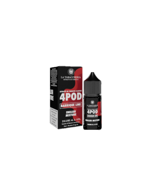 La Tabaccheria English Mixture 4pod Barrique Line Aroma Concentrato 10ml Tabacco Barrique