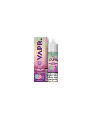 VAPR. Kiwi Passion Fruit Guava Steam Train Liquido Shot 20ml Ghiaccio