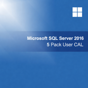 Microsoft SQL Server 2016 - 5 Pack User CALs